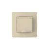 Розетка 1-м СП Blanca 16А IP44 250В с заземл. защ. шторки с крышкой беж. SE BLNRS441117