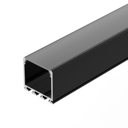 Профиль PLS-LOCK-H25-3000 ANOD Black алюм. L3000 Arlight 044847