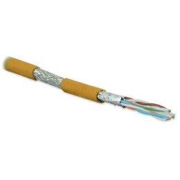 Кабель витая пара экранир. S/FTP кат.6A 4 пары 23 AWG ОЖ solid кажд. пара в фольге общий экран - мед