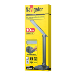 Светильник светодиодный настольный 80 689 NDF-D038-10W-4K-BL-LED 10Вт 4000К 700лм сенсор диммир. на