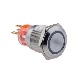 Кнопка IP67 с подсветкой зел. с фиксацией 1NO+1NC 220В AC MT67-F220G11 ОВЕН 107352