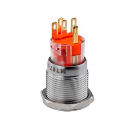 Кнопка IP67 с подсветкой зел. с фиксацией 1NO+1NC 220В AC MT67-F220G11 ОВЕН 107352