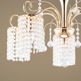 Люстра Leona 40Вт E14х5 IP20 Freya FR1127-PL-05-G