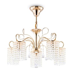 Люстра Leona 40Вт E14х5 IP20 Freya FR1127-PL-05-G