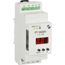 Реле контроля тока РТ-06М1 0-5А пост./50Гц контроль превыш. установ. велич. тока индикация текущего