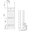 Лоток листовой перфорированный 600х160 L6000 сталь 2мм WKSG 166 FT OBO 6098566