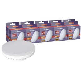 Лампа светодиодная PLED-GX53 10Вт 4000К нейтр. бел. GX53 820лм 230В 50Гц (эквивалент ЛОН 75Вт) (уп.1