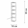 Светильник напольный 5хE27 макс. 40Вт Vitaluce V3019-1/5P