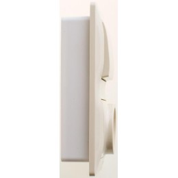 Блок комбинированный Glossa (розетка защ. шторки с заземл. + 1-кл. выкл.) беж. SE GSL000270