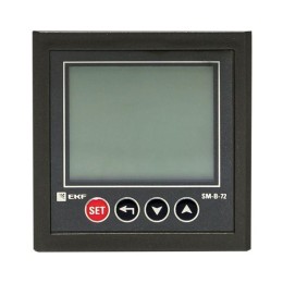 Прибор измерительный многофункциональный SMB-72 на панель 72х72 квадрат. вырез Basic EKF sm-723b