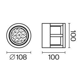 Светильник Wolseley Road 6Вт 3000К IP54 бра настен. Maytoni O011WL-L6B