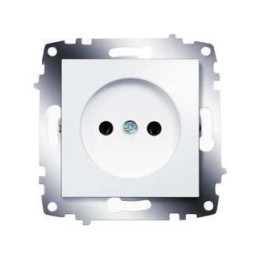 Розетка 1-м СП 1мод. Cosmo 16А IP20 без заземл. механизм бел. ABB 619-010200-215