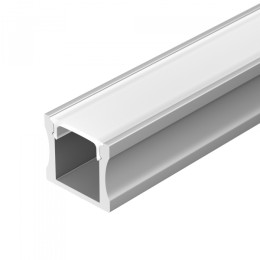 Arlight Профиль с экраном ALU-SLIM-H15-2000 ANOD+FROST (Алюминий)
