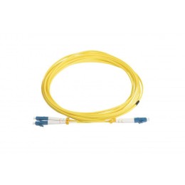 Патч-корд FC-D2-9-LC/UR-LC/UR-H-5M-LSZH-YL (FC-9-LC-LC-UPC-5M) вол.-опт. SM 9/125 (OS2) LC/UPC-LC/UP