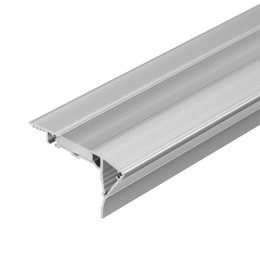 Arlight Профиль с экраном ALU-STAIR-DK-2000 ANOD+FROST (Алюминий)