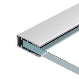 Arlight Профиль ALU-HANDRAIL-2000 FOR GLASS 17.5 (Алюминий)