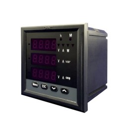 Прибор измерительный многофункциональный PD666-8S4 3ф 5А RS-485 120х120 LED дисплей 380В CHINT 76509
