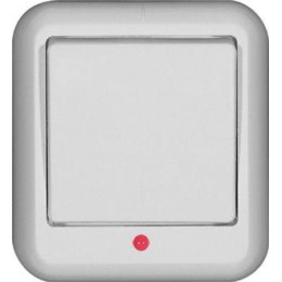 Выключатель 1-кл. ОП Прима 6А IP20 250В с подсветкой бел. (опт. упак.) SchE A16-046-B