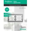 Рамка 2-м Glossa горизонт. алюм. SE GSL000302
