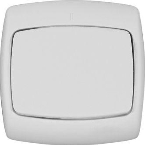 Выключатель 1-кл. СП Рондо 6А IP20 бел. SchE S16-067-BI
