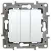Выключатель 3-кл. СП Etika Plus 10А IP20 250В 10AX винтов. зажимы механизм бел. Leg 672213