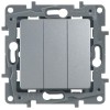 Выключатель 3-кл. СП Etika Plus 10А IP20 250В 10AX винтов. зажимы механизм алюм. Leg 672413