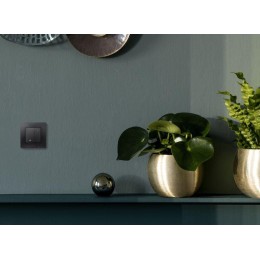 Механизм светорегулятора нажимного СП Etika 400Вт антрацит Leg 672618