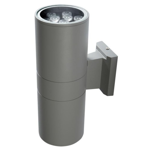 Светильник светодиодный архитектурный PWL-300110/30D 2х9Вт 6500К GR IP65 фасадный исполнение двухсто
