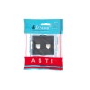 Розетка компьютерная 2-м СП ASTI IP20 RJ45 механизм черн. бархат LEZARD 7081-4288-141
