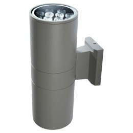 Светильник светодиодный архитектурный PWL-300110/30D 2х12Вт 6500К GR IP65 фасадный исполнение двухст