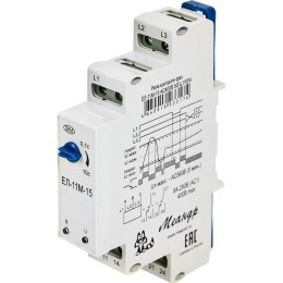 Реле контроля трехфазного напряжения ЕЛ-11М-15 AC100В УХЛ4 (спец.) с задержкой срабатывания 0.1-10с