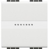 Переключатель аксиальный 1-кл. 2мод. СП LivingLight 10А IP20 250В авт. клеммы бел. Leg BTC N4053M2AN