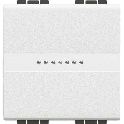 Переключатель аксиальный 1-кл. 2мод. СП LivingLight 10А IP20 250В авт. клеммы бел. Leg BTC N4053M2AN