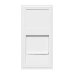 Розетка компьютерная 1мод. RJ45 кат.5E EKF E1MK015E-135-10