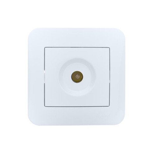 Розетка телевизионная оконечная TV СП ASTI IP20 в сборе бел. LEZARD 7081-0202-130