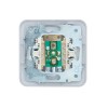 Розетка телевизионная оконечная TV СП ASTI IP20 в сборе бел. LEZARD 7081-0202-130