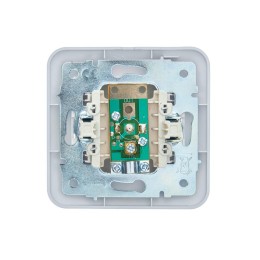 Розетка телевизионная оконечная TV СП ASTI IP20 в сборе бел. LEZARD 7081-0202-130