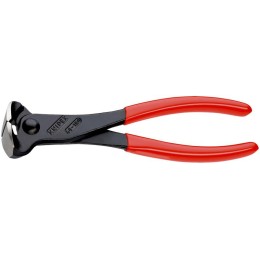 Кусачки торцевые L-180мм твердость кромок 61 HRC Knipex KN-6801180SB