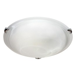 Светильник НПБ 01-60-125 "Дюна" d300 М02 1х60Вт E27 IP20 бел./клипса хром Элетех 1005150646