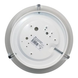 Светильник НПБ 01-60-125 "Дюна" d300 М02 1х60Вт E27 IP20 бел./клипса хром Элетех 1005150646