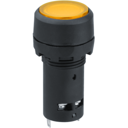 Кнопка d22мм 230В NO+NC 82 823 NBI-B-09-Y с подсветкой желт. Navigator 82823