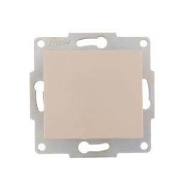 Выключатель 1-кл. 1п СП Karina 10А IP20 механизм крем. LEZARD 707-0388-100