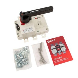 Рубильник-выключатель 3п 250А с рукояткой управления для прямой установки PowerSwitch PROxima EKF ps