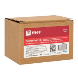 Рубильник-выключатель 3п 63А с рукояткой управления для прямой установки PowerSwitch PROxima EKF psd