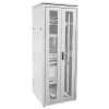 Шкаф сетевой LINEA N 28U 800х800мм распашная перф. передняя дверь задняя перф. сер ITK LN35-28U88-2P