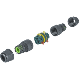 Коннектор кабельный I-образ. 82 834 NTB-I03-3P-IP68 3PIN Navigator 82834