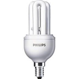 Лампа люминесцентная компакт. Genie 11Вт E14 3U 2700К 1PF/6 PHILIPS 929689133510