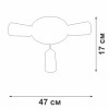Люстра 3xE27 макс. 40Вт Vitaluce V3762-0/3PL