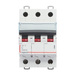 Выключатель автоматический модульный 3п C 25А 6кА DX3-E 6000 3мод. 230/400В Leg 407293