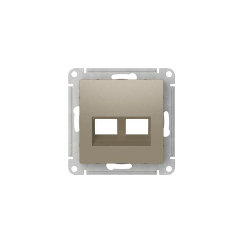 Накладка двойная AtlasDesign для информационных функций типа Keystone шампань SE ATN000590